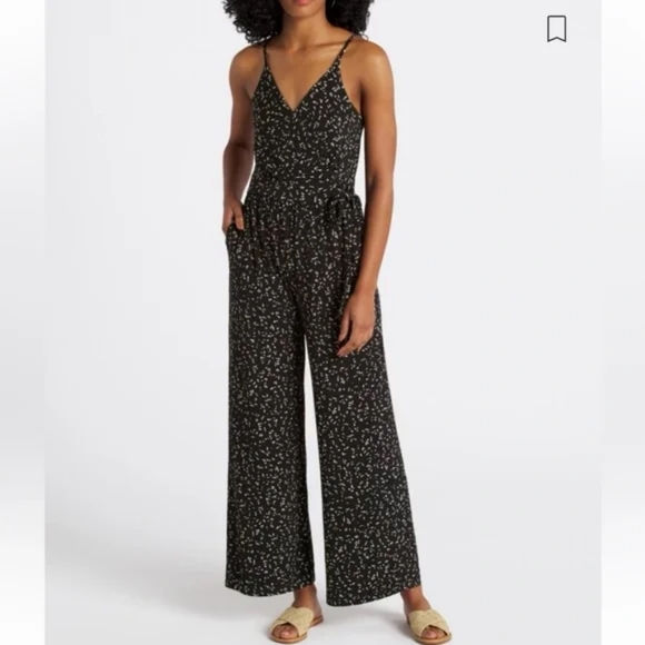 Kaileigh Pants - NWT Kaileigh Rochelle Knit Jumpsuit Size Large/Petite In Black